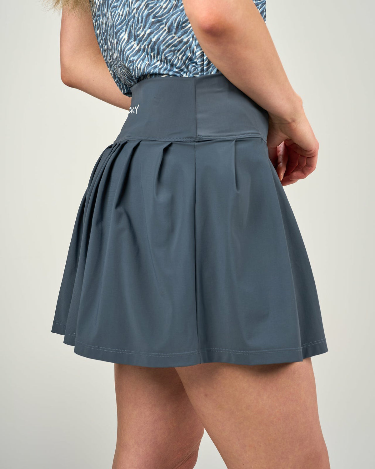 Best Dark Grey Pleated Tennis Skort for Women