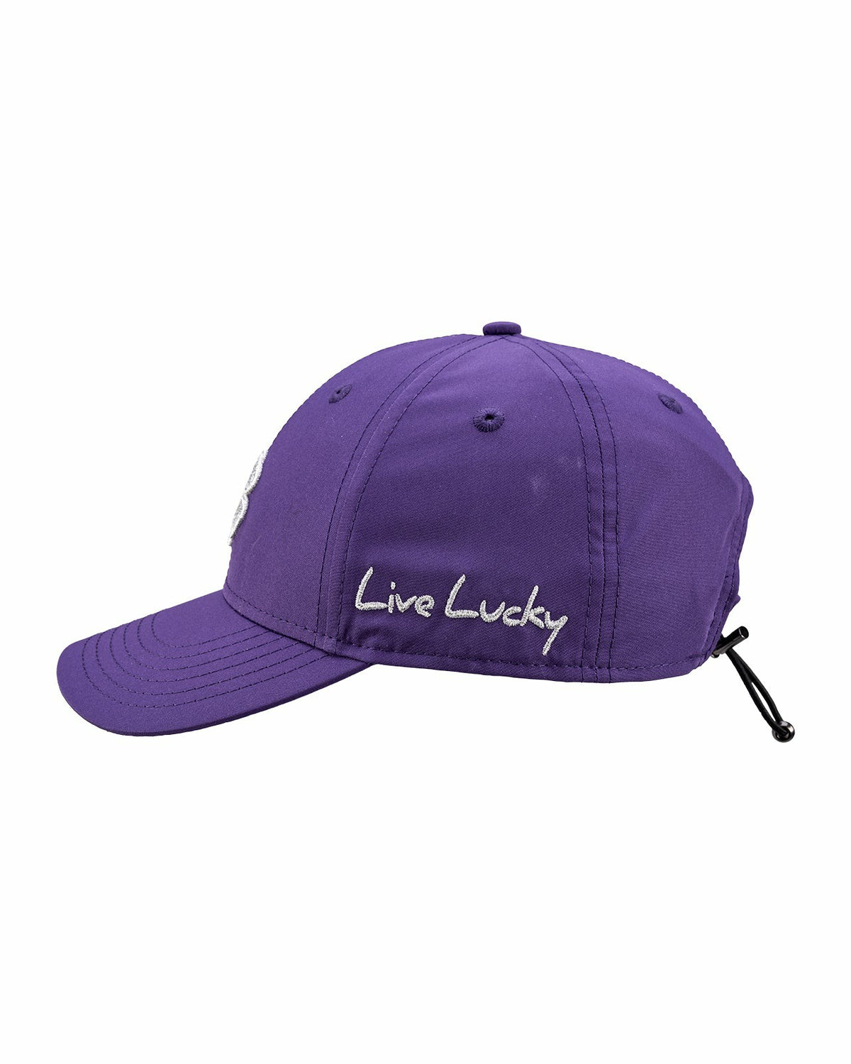 Women's Purple Golf and Lifestyle Hat With Silver Clover