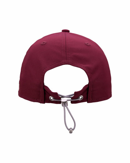 Women's Maroon Golf and Lifestyle Hat With Silver Clover