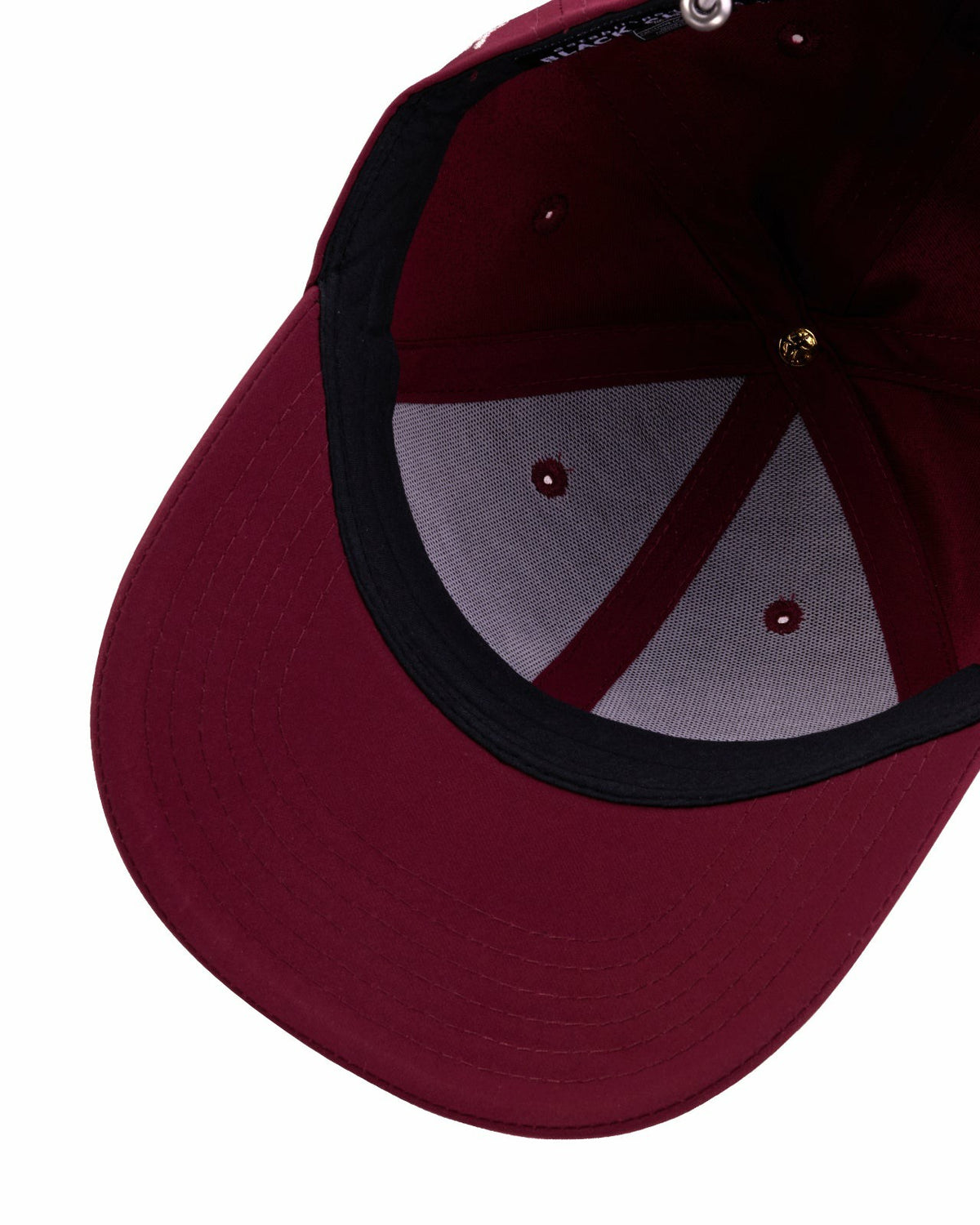 Women's Maroon Golf and Lifestyle Hat With Silver Clover