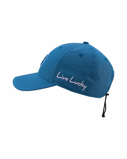 Women's Teal Golf and Lifestyle Hat With Blue Clover