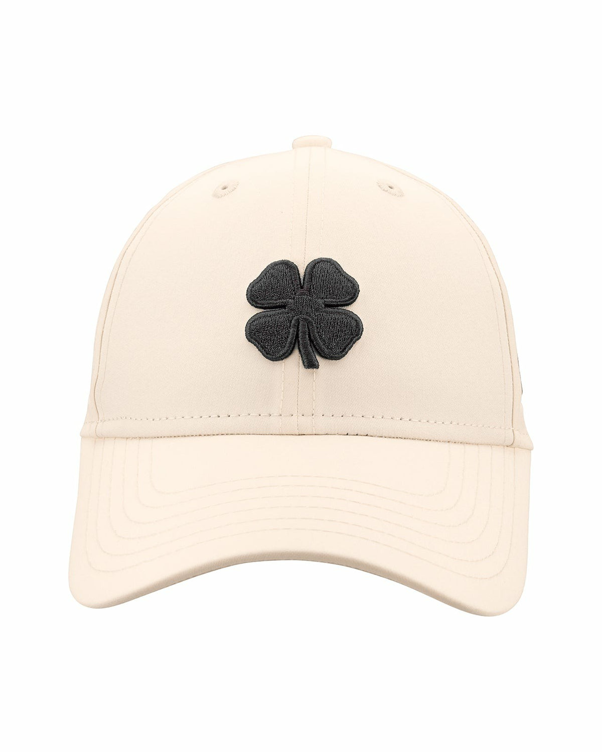 Women's Cream Golf and Lifestyle Hat With Dark Grey Clover