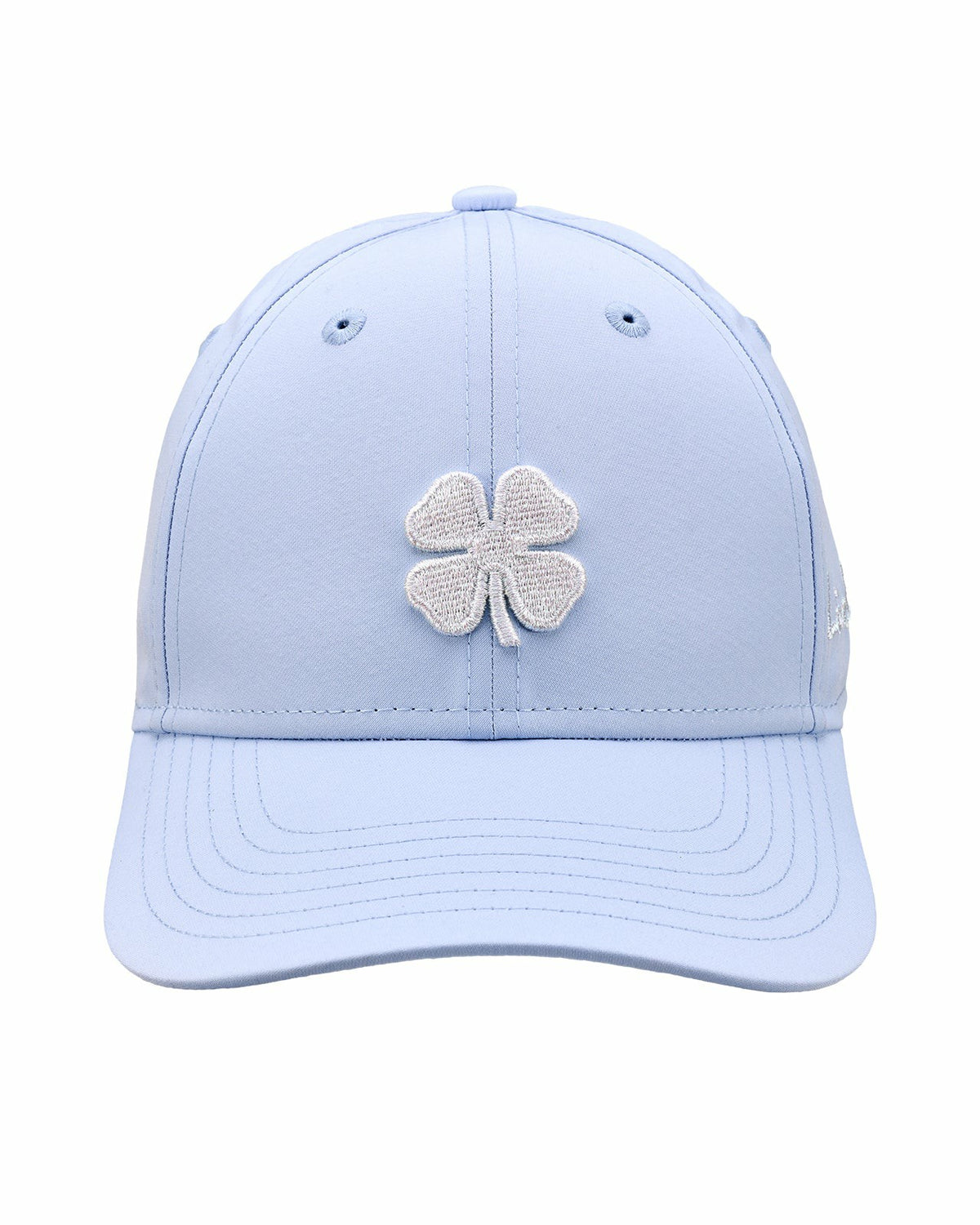 Women's Light Blue Golf and Lifestyle Hat With White Clover