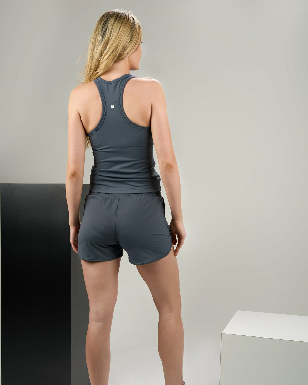Women's Soft Grey Athletic Tank Top