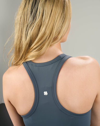 Women's Soft Grey Athletic Tank Top