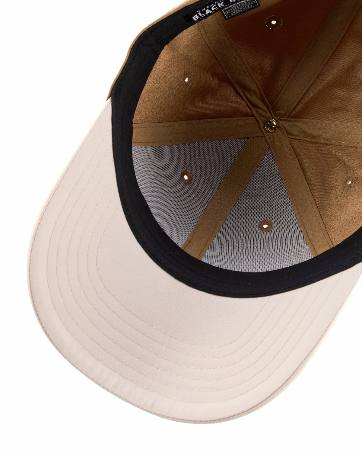 Women's Light Brown Golf and Lifestyle Hat With Cream Clover