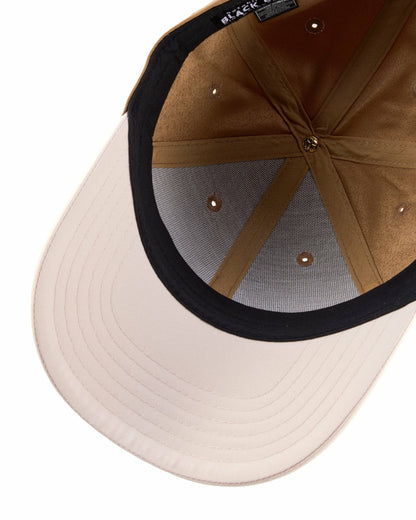 Women's Light Brown Golf and Lifestyle Hat With Cream Clover
