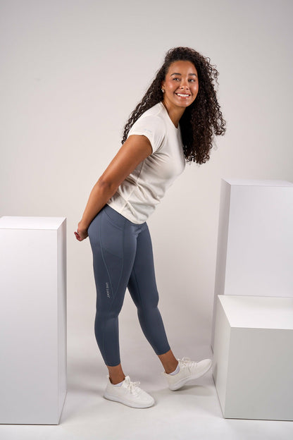 Women's Soft Cream Athletic T-Shirt with Stretch