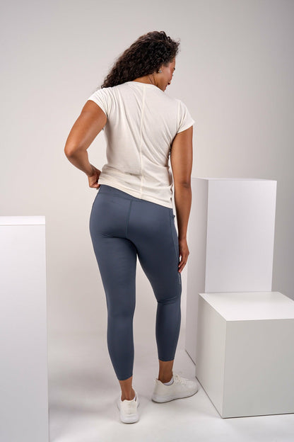 Women's Soft Cream Athletic T-Shirt with Stretch