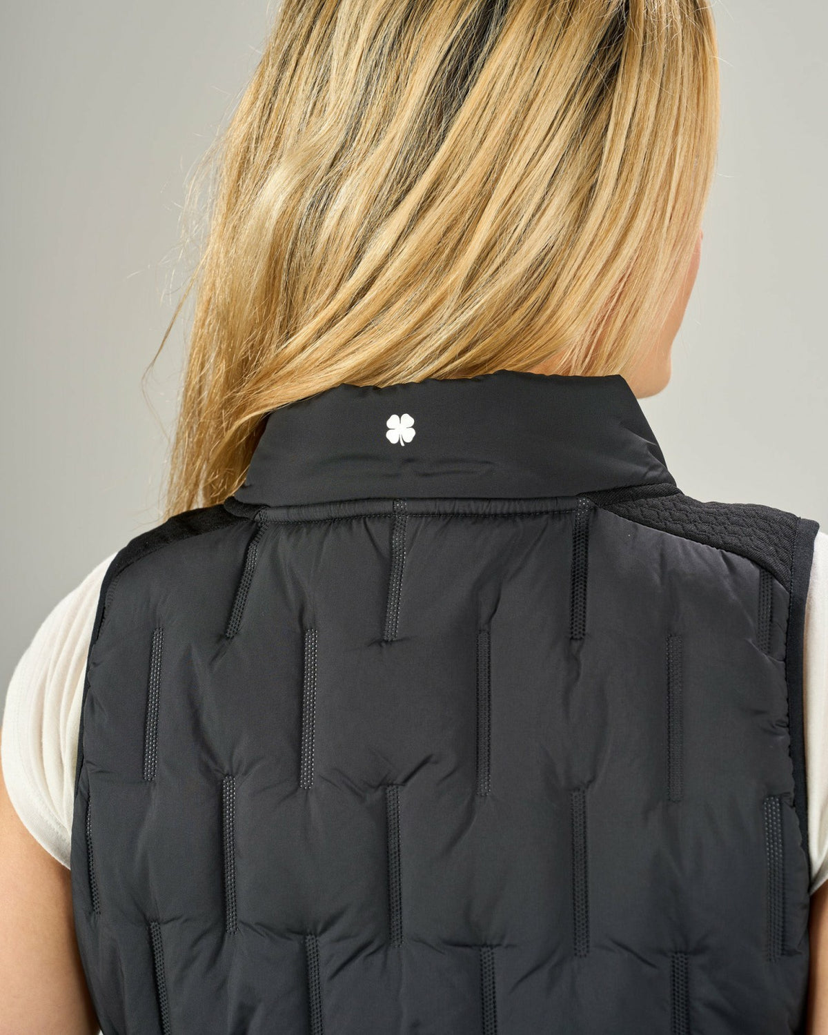Women's Warm and Comfortable Black Puffer Vest