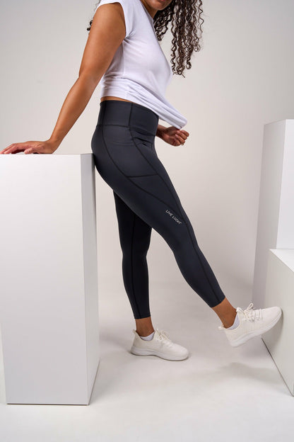 Women's High Waisted Black Athletic Leggings with Ultimate Stretch