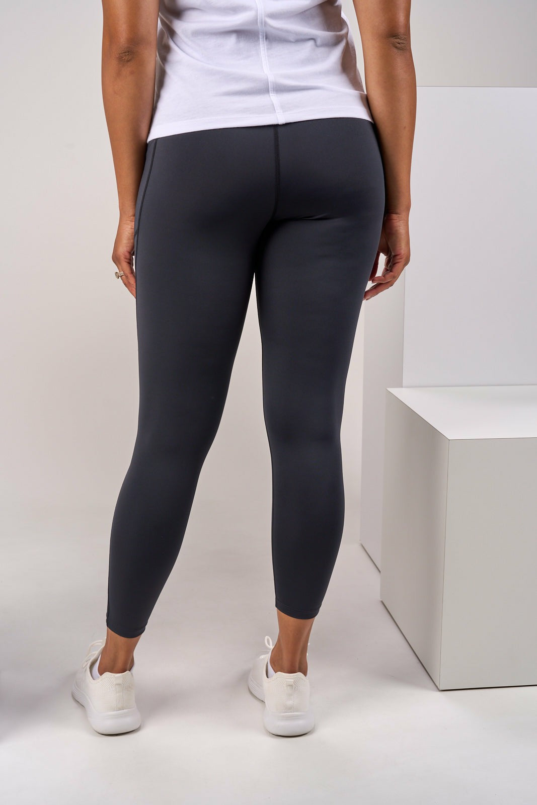 Women's High Waisted Black Athletic Leggings with Ultimate Stretch