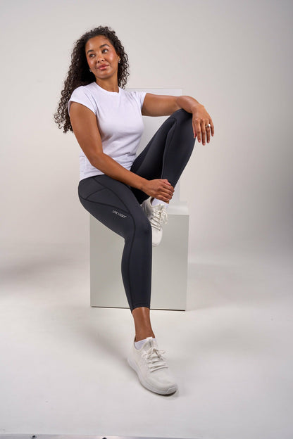 Women's High Waisted Black Athletic Leggings with Ultimate Stretch