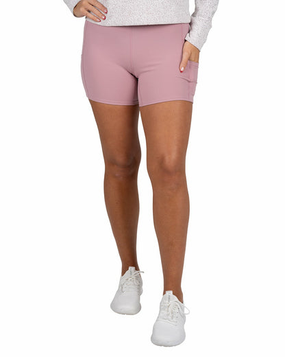 Women's Light Pink Biker Shorts, Perfect for Layering