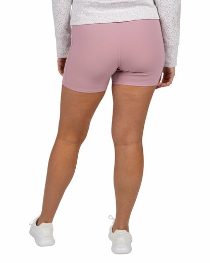 Women's Light Pink Biker Shorts, Perfect for Layering