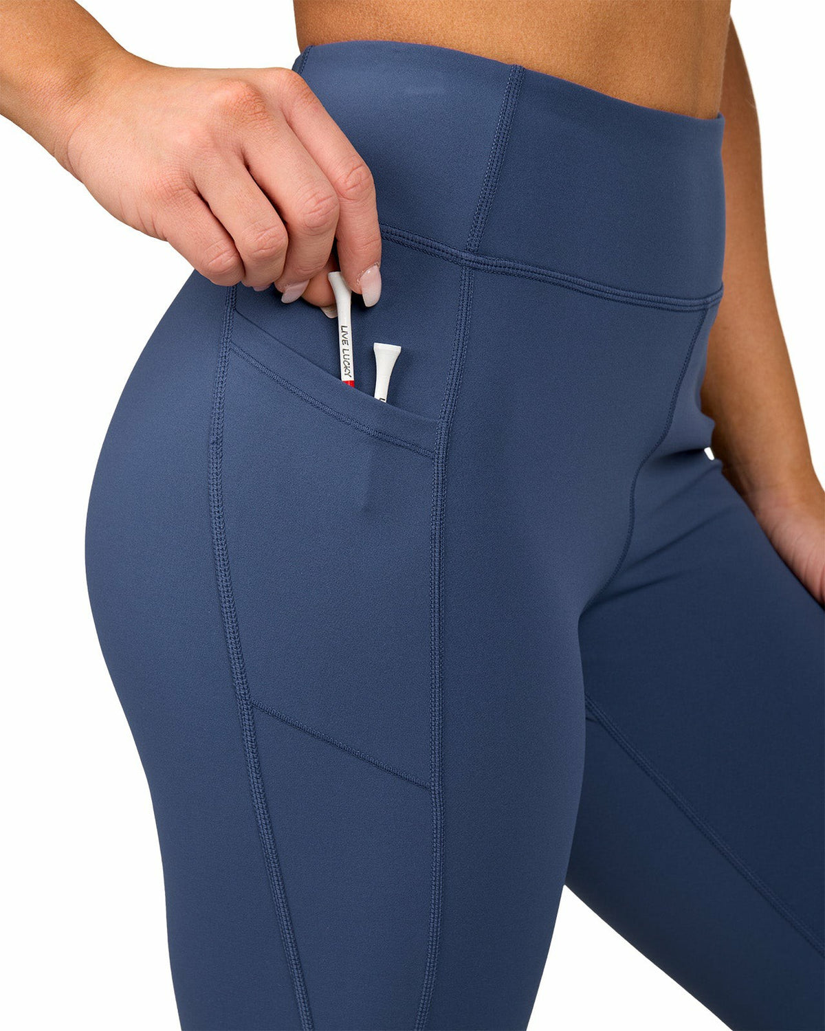 Women's Soft Blue Active Leggings