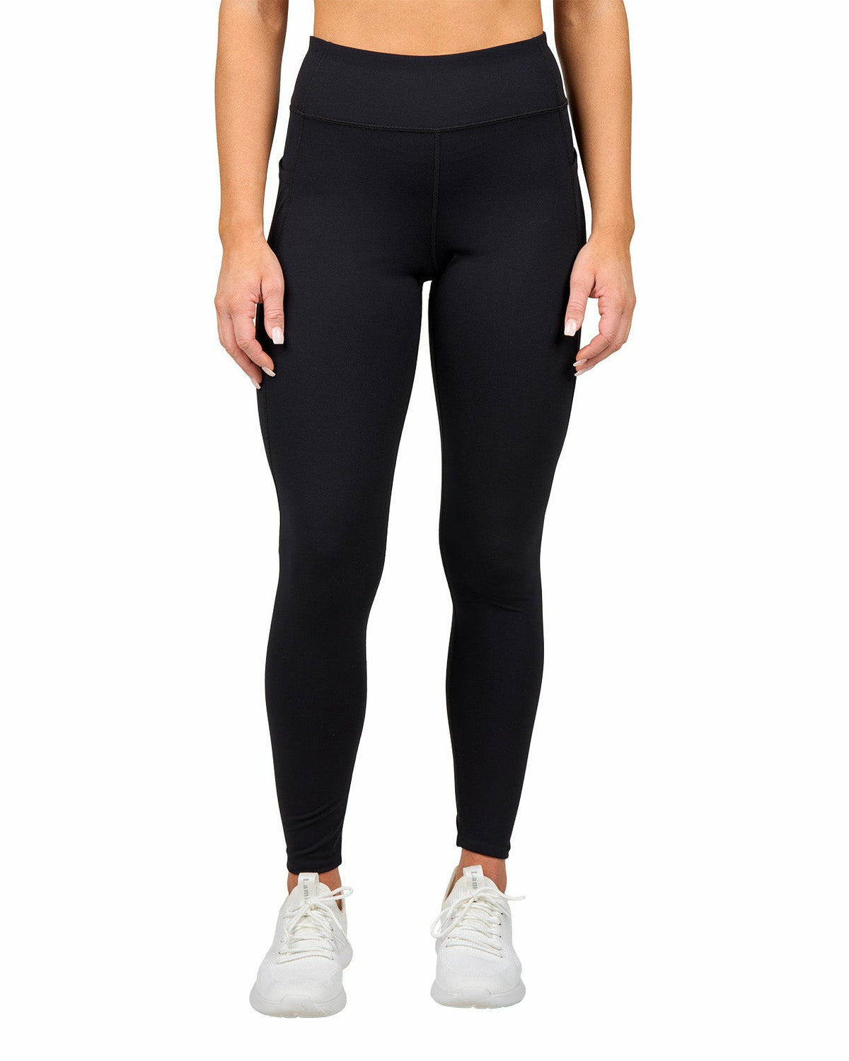 Women's Soft Black Active Leggings