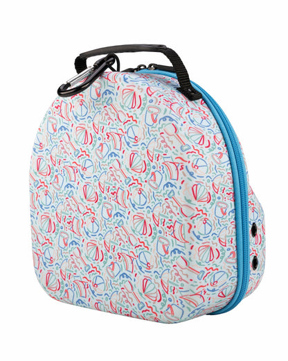 Premium Blue Summer Travel Small Hat Bag with Strap