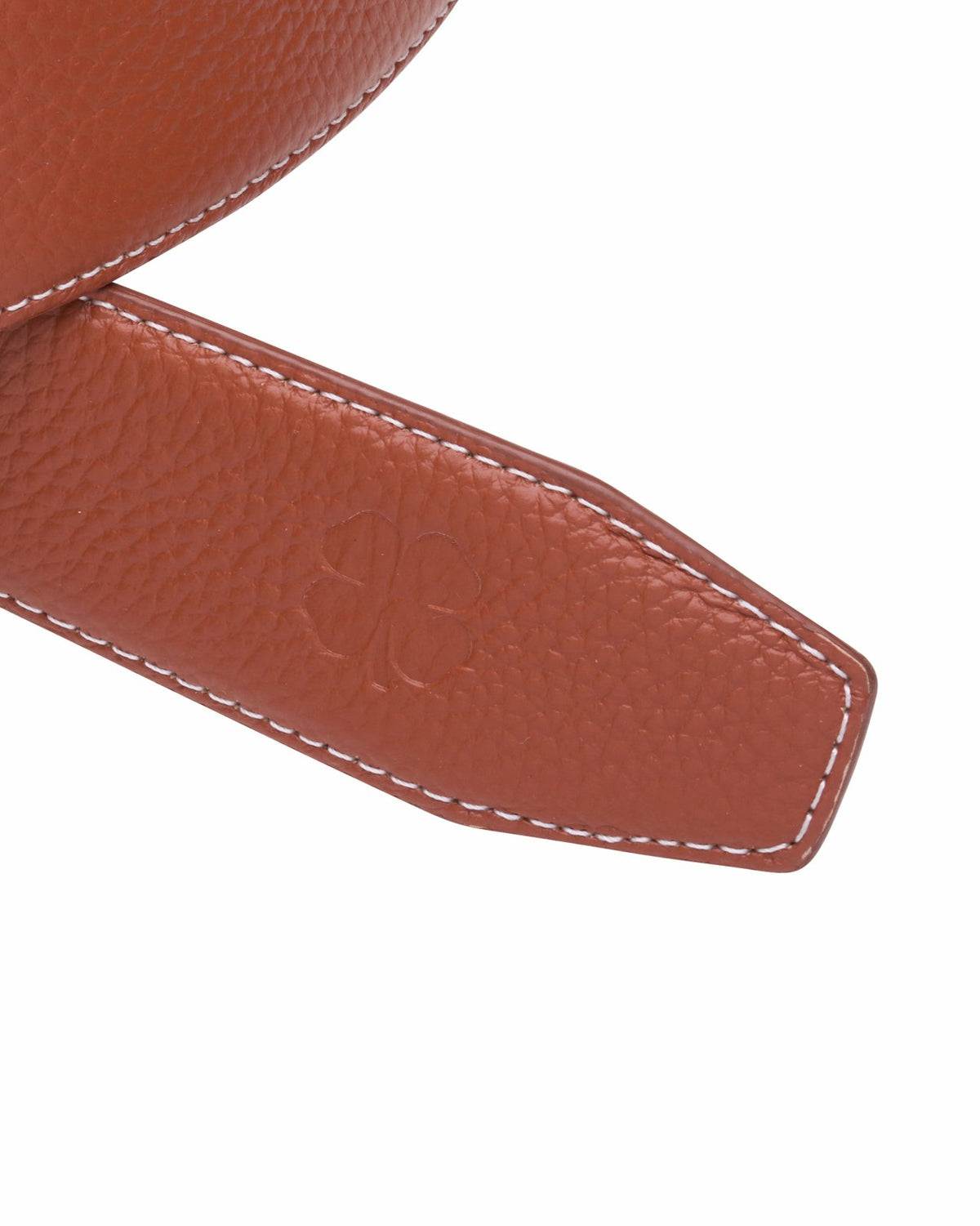 Elevated Brown Pebbled Leather Belt for Men