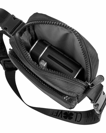Premium Heavy Duty Black Crossbody Bag for Travel and Lifestyle