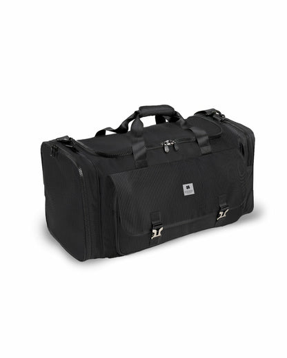 Premium Heavy Duty Black Duffle Bag Luggage for Travel
