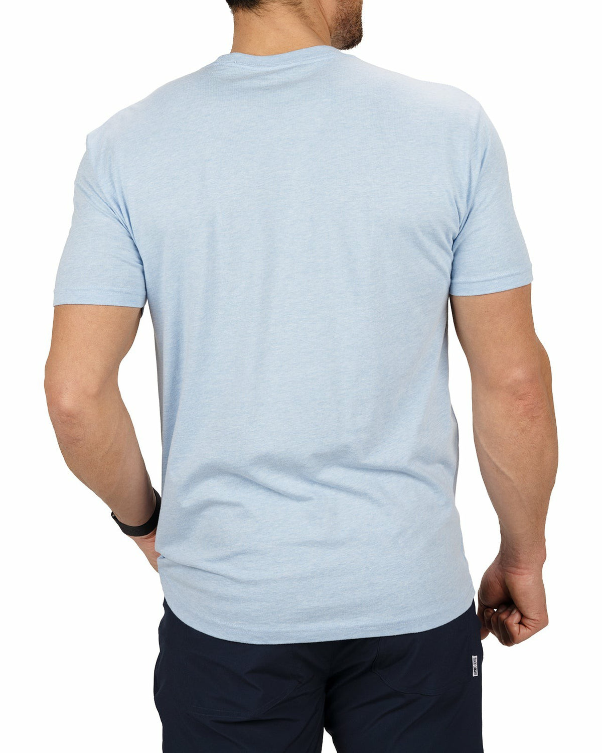 Men's Light Blue Graphic Tee for Pickleball