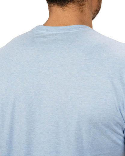 Men's Light Blue Graphic Tee for Pickleball