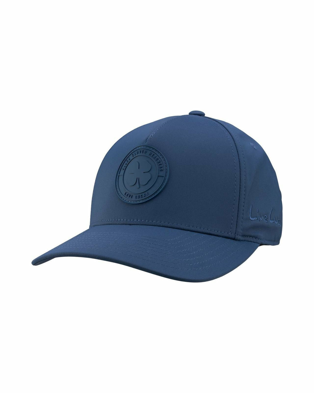 Blue Snapback with Clover Patch for Golf and Lifestyle