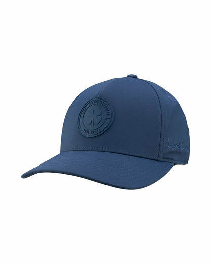 Blue Snapback with Clover Patch for Golf and Lifestyle