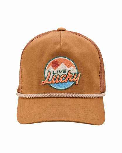 Retro Brown Snapback with Brim Rope for Outdoor Style