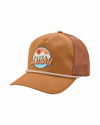 Retro Brown Snapback with Brim Rope for Outdoor Style