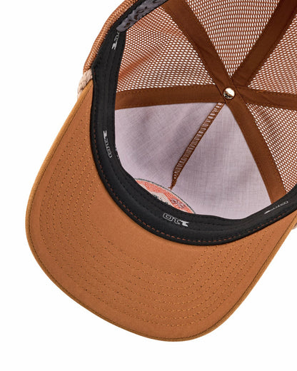 Retro Brown Snapback with Brim Rope for Outdoor Style