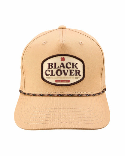 Neutral Tan Golf Hat with Rope for Outdoor Style
