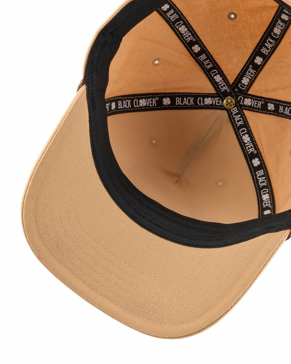 Neutral Tan Golf Hat with Rope for Outdoor Style
