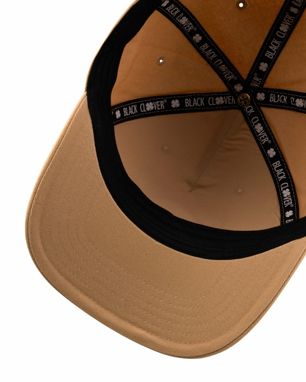Neutral Tan Golf Hat with Rope for Outdoor Style