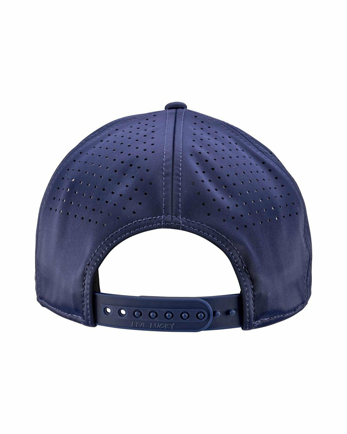 Navy Blue Flat Brim Lucky Hat for Dads