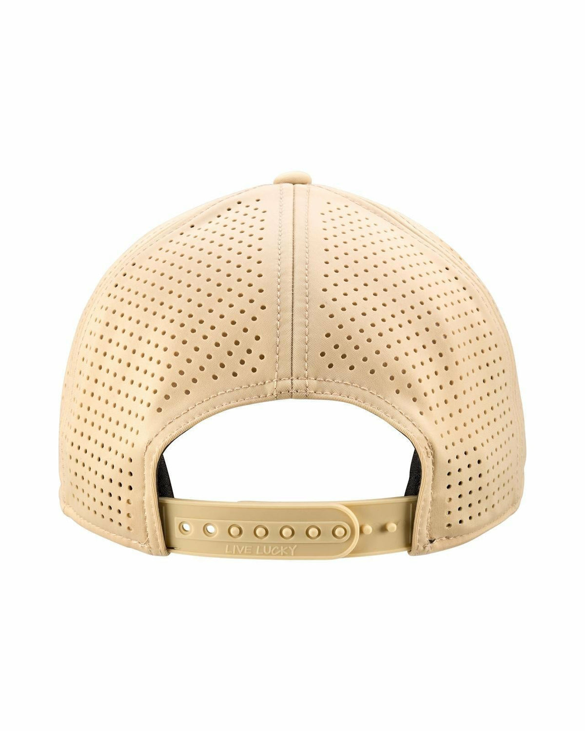 Playful Tan Hat for Golf and Lifestyle