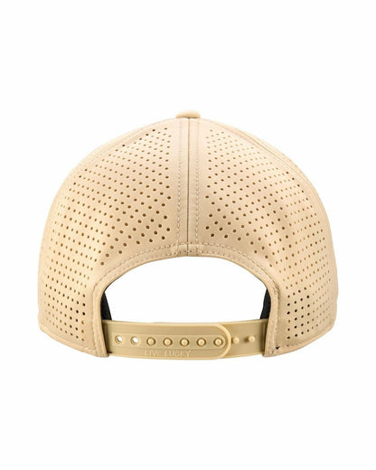 Playful Tan Hat for Golf and Lifestyle