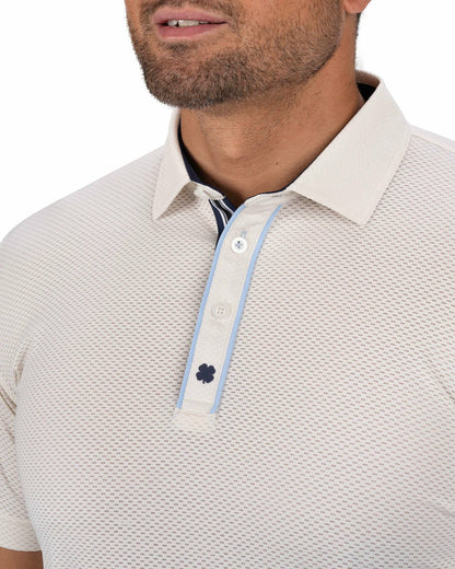 Breathable Men's White Golf Polo for Classic Style