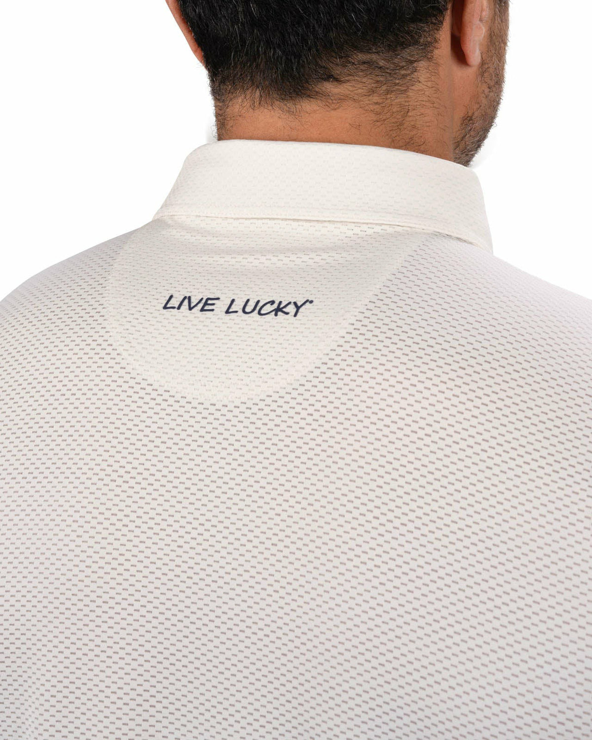 Breathable Men's White Golf Polo for Classic Style