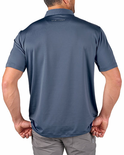 Men's Black Soft Performance Polo for Golf or Business