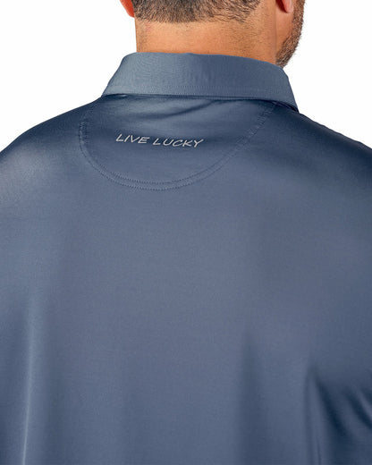 Men's Black Soft Performance Polo for Golf or Business