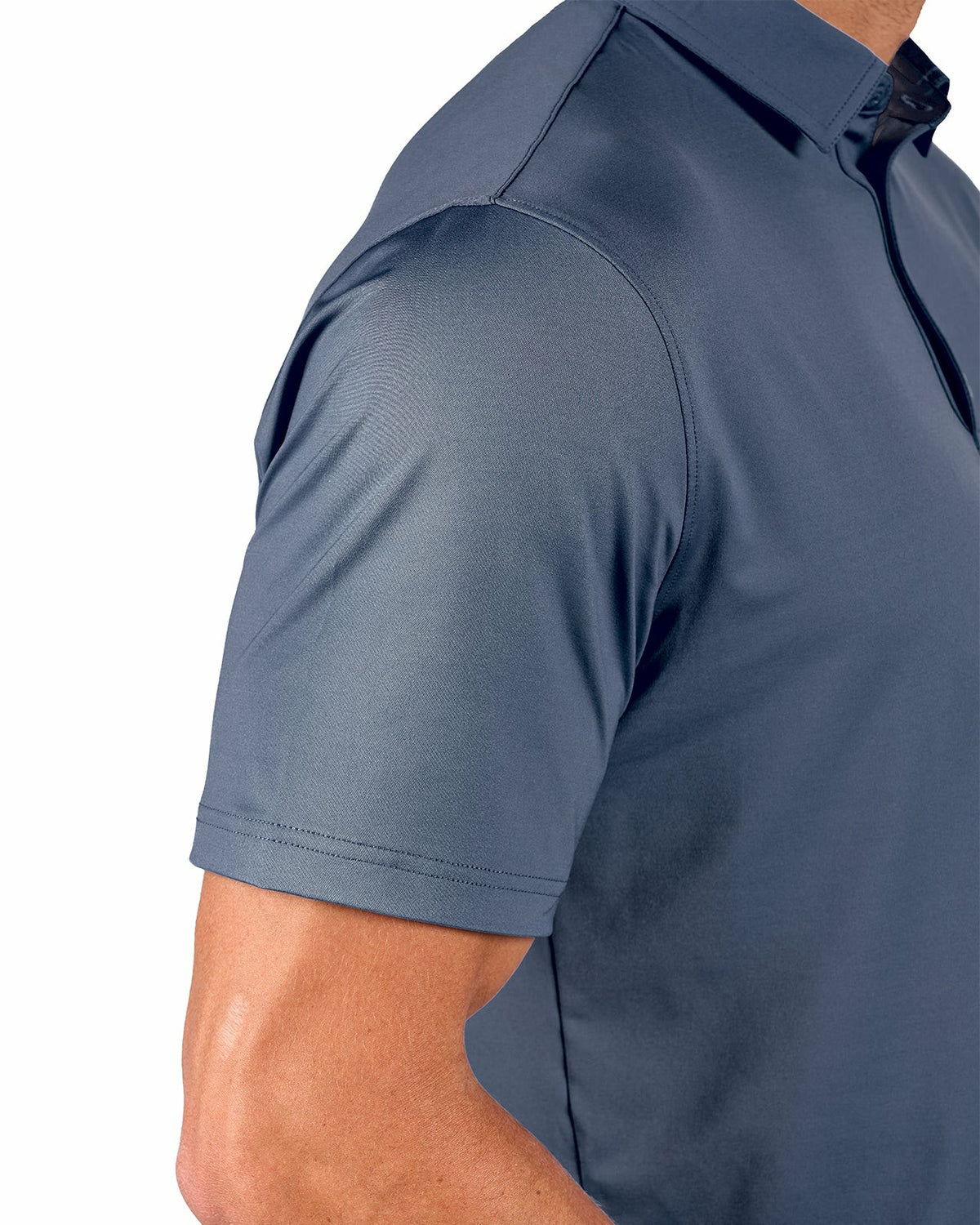 Men's Black Soft Performance Polo for Golf or Business