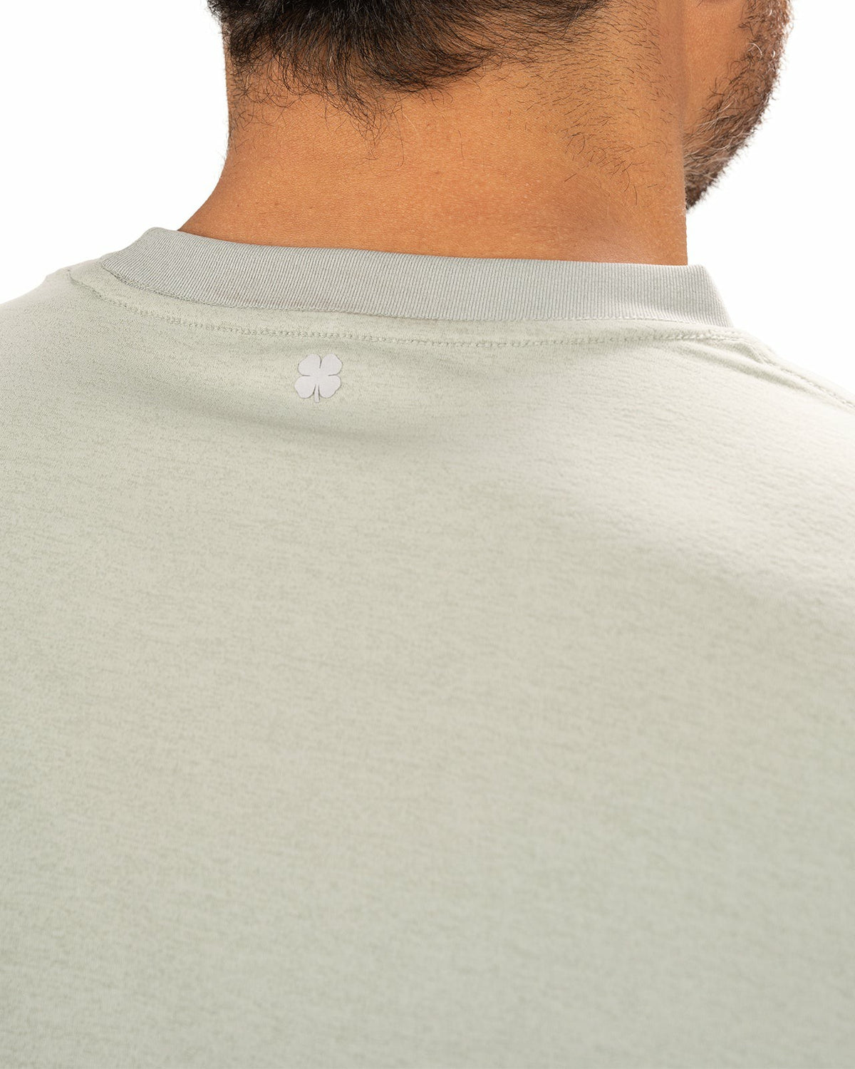 Poly Slub Stretch Short Sleeve Green T-Shirt