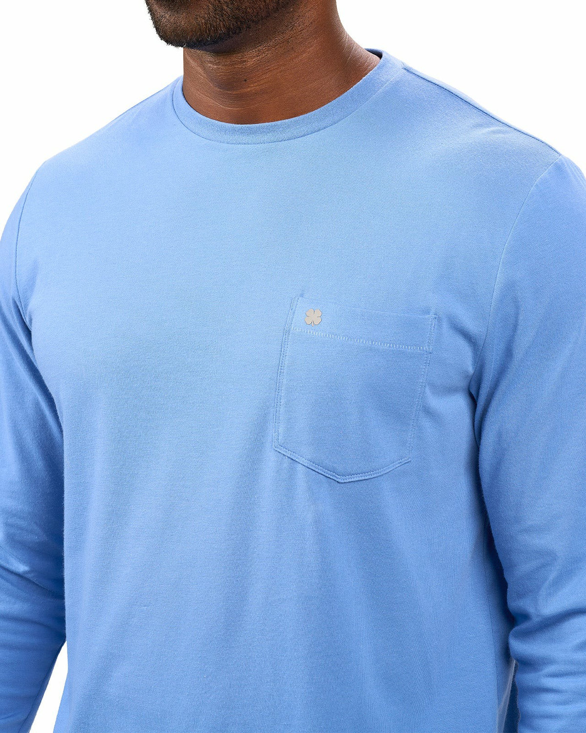 Luxe Long-Sleeved BlueTee for Work or Play