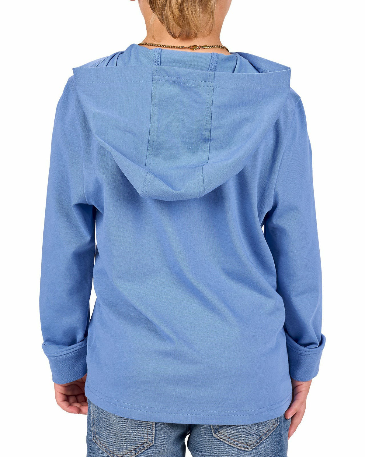 Jr Luxe Tee Hoodie in Ultramarine
