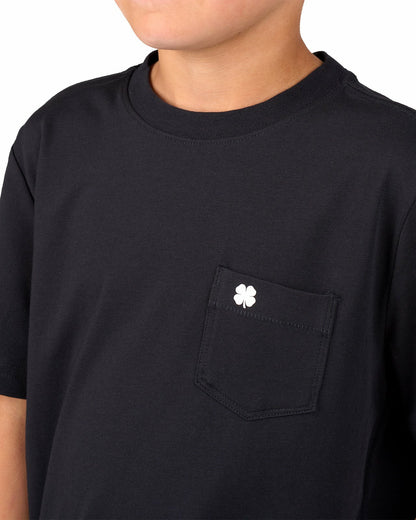 Jr Luxe Tee in Black