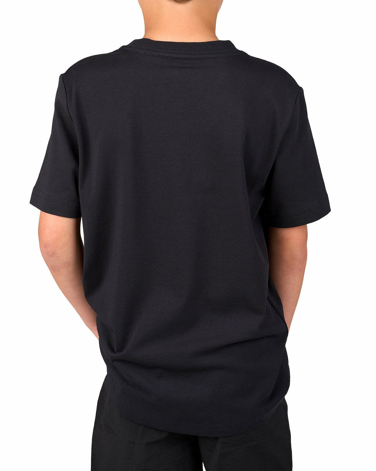 Jr Luxe Tee in Black
