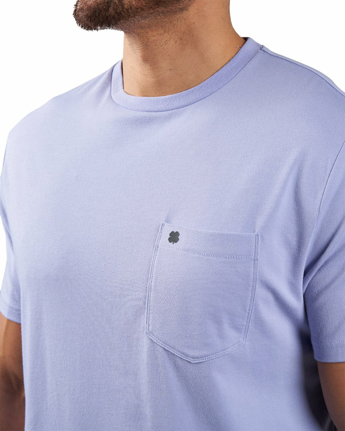 Luxe Short-Sleeved Purple Tee for Work or Play