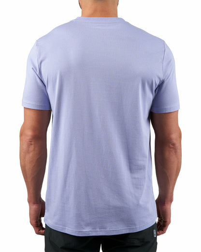 Luxe Short-Sleeved Purple Tee for Work or Play